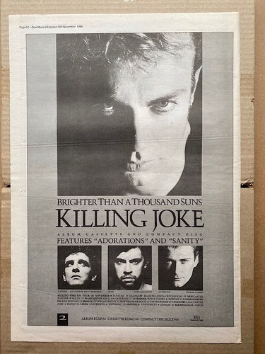 Killing joke brighter than - joke, a