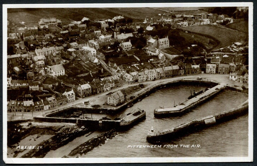 Pittenweem fife aerial - fife,