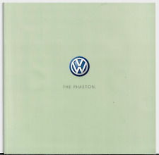 Volkswagen Phaeton 2009-2010 UK Market Sales Brochure 3.0 V6 TDi & 6.0 W12