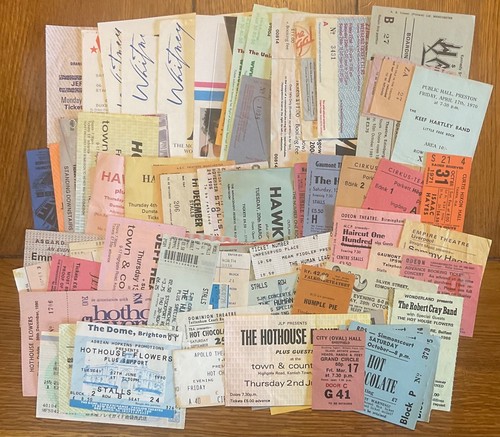 Original concert tickets - original,