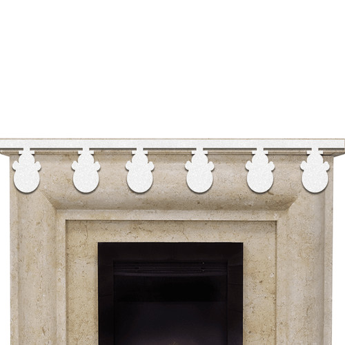 Christmas long white with - christmas, 2.4m