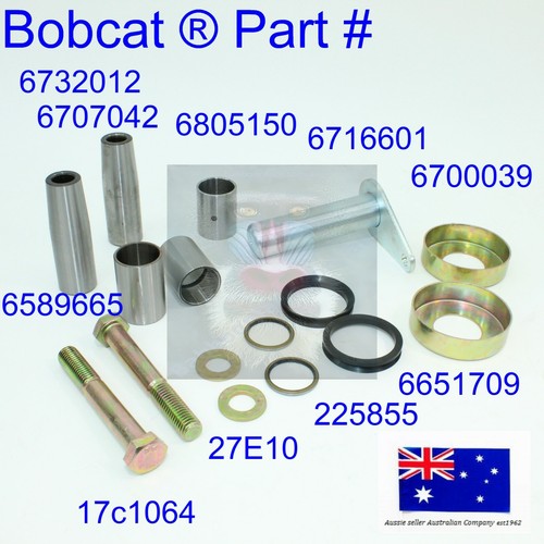 Fits bobcat pivot pin - bush, kit