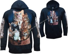 Zip Up Hoodie Kittens in a