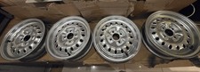 Triumph Spitfire Or GT6 Wheels and Centre Caps Set of 4 Used Condition