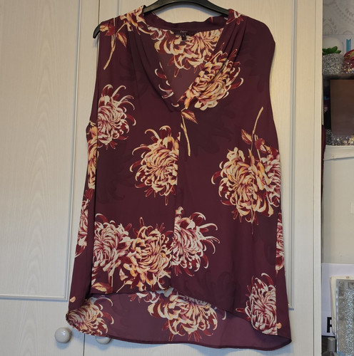 Next womens burgundy - burgundy, floral