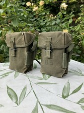 US Army M56 Ammunition Pouch Pair Matching Webbing Ammo M1956 Vietnam War 1962