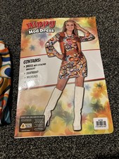 Rubie's Forum 1960s 1970s Hippy Mod Women's Fancy Dress Costume 