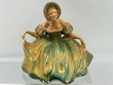 Rare Wade Art Deco Curtsey Cellulose Lady Figurine Vintage 1930s