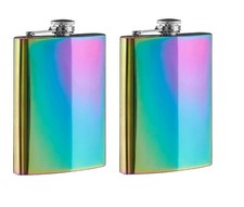 2pcs 8oz Rainbow Stainless
