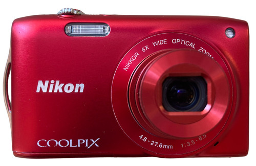 Nikon coolpix s3300 red - nikon,