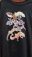 Leopard Gecko T-Shirt Child sizes. Leo Lizard Reptile FREE POST