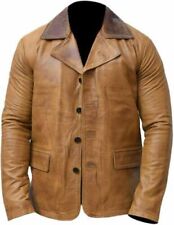 NEW MEN'S TAN BROWN REAL BIKER
