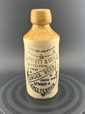 Cheltenham & Stroud Transferred Ginger Beer Bottle Niblett & Co
