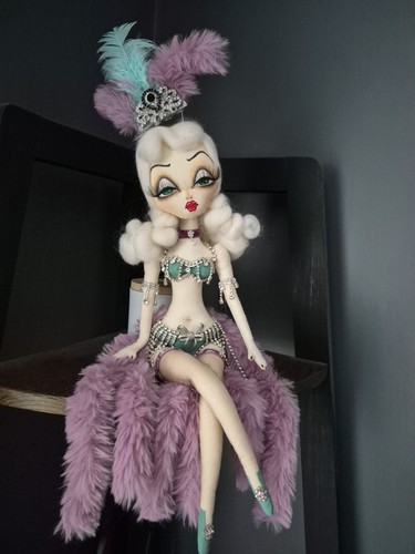 Ooak burlesque art doll - ooak,