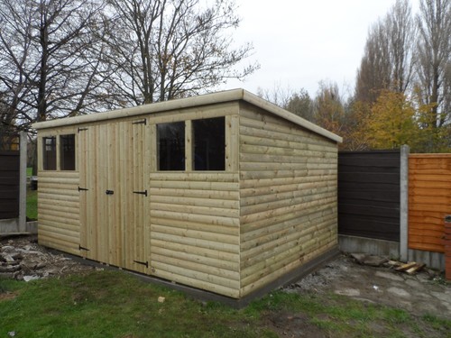 Garden shed log lap - garden,