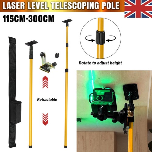 Telescopic laser level pole - telescopic,