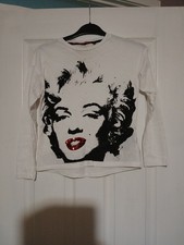 Marilyn Monroe Andy Warhol Pepe Size 10 Top T Shirt