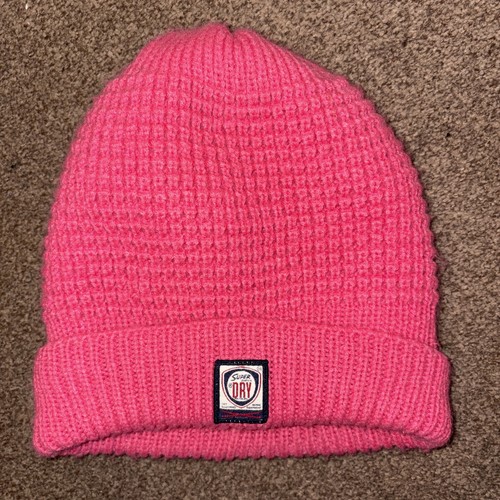 Superdry pink beanie hat - superdry,