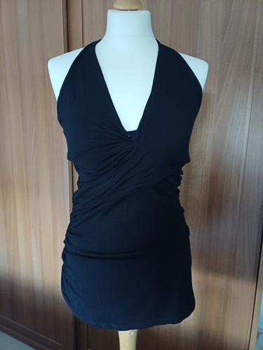 Isabella oliver black halter - black,