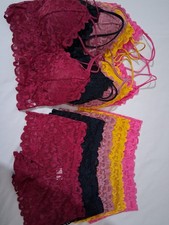 Bralette Women's Lace Bra Complete Set Bundles Sexy Lingerie Multi Colour Size L