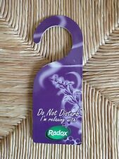 Do Not Disturb I'm Relaxing with Radox Door Handle Hanger Sign