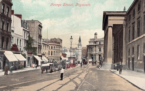 Postcard george street - postcard,