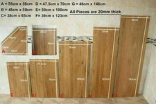 Oak timber offcuts - work, tops