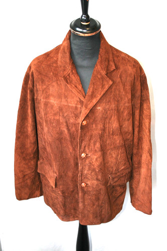 Vtg chevignon brown suede - vtg,