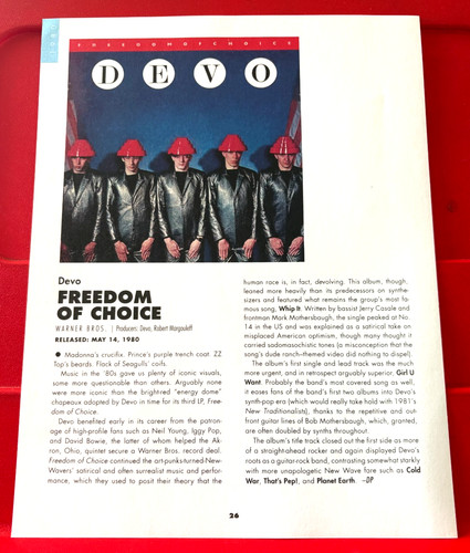 Devo freedom choice - freedom,