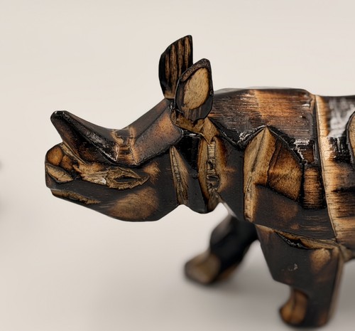 Vintage large hand carved - vintage,