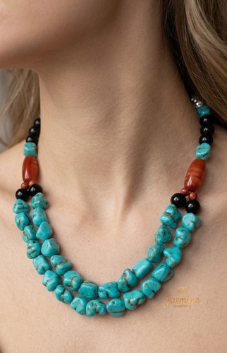 Handmade chunky turquoise - handmade,