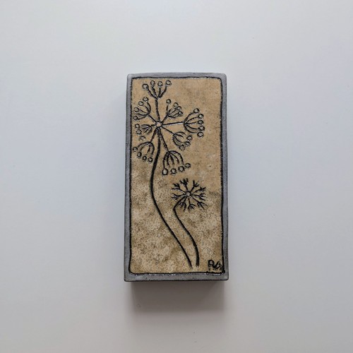 Handmade ceramic wildflower - ceramic,