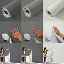 3MM Thick Self- Adhesive Thermal Insulation Wallpaper 3D Foam Plain Wallpaper UK