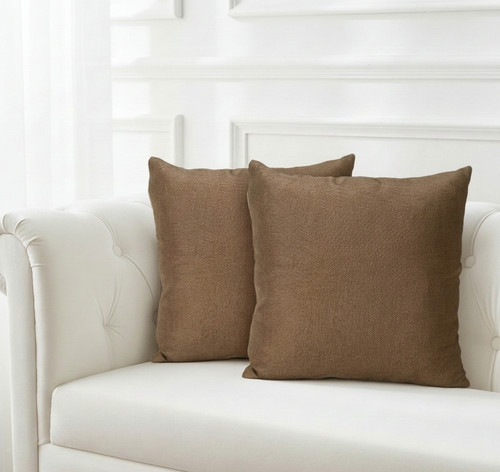 Cushion covers plain caramel - cushion,