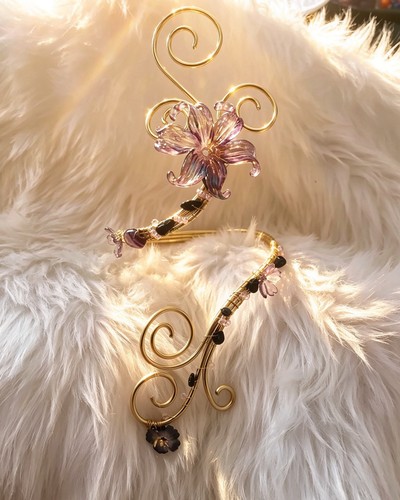 Gold black floral whimsygoth - gold,