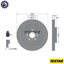 2x BRAKE DISC 92254405 FOR