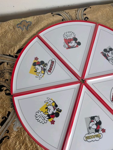 Vtg collectable 6xdisney pizza - collectable,