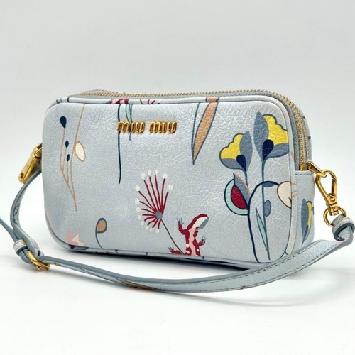 Miu light blue leather - miu,