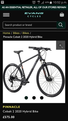 Rrp 575 pinnacle bike - rrp,