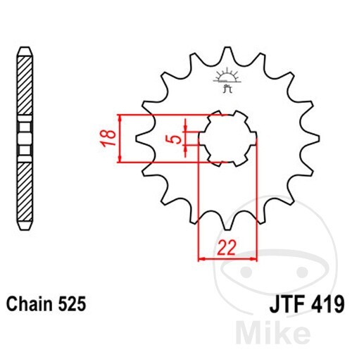 Sprocket for suzuki 250 - sprocket,