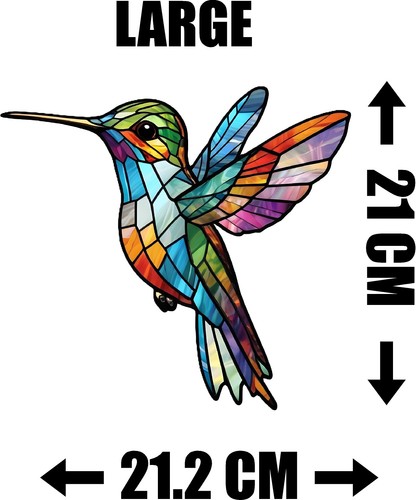 Decorative hummingbird stained - hummingbird,