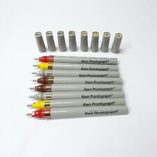 Vintage Kern Prontograph Technical Pens in diff. sizes - Rare Pens made in Swiss