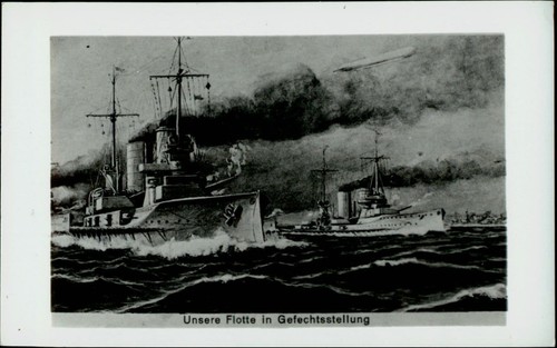 Rppc repro wwi german litho - repro,