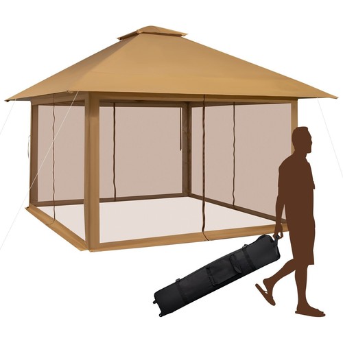 13x13 pop gazebo canopy - up,