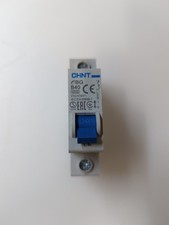 CHINT 40 AMP CURVE B 6kA MCB CIRCUIT BREAKER EBG 187427 B40