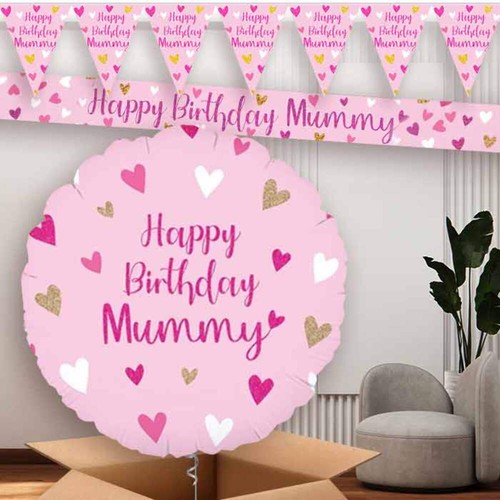 Happy birthday mummy hearts - birthday,