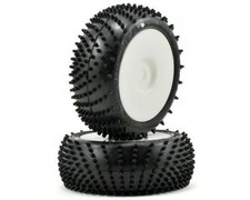 Schumacher Silver Spiral 1/8Th Pre Mounted Tyres - 1 Pair