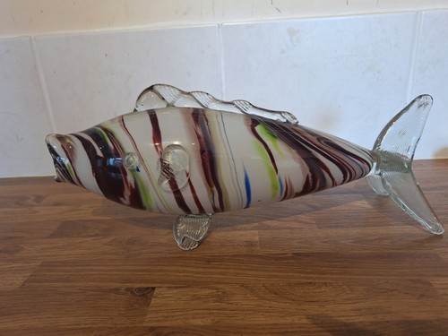 Vintage murano glass - murano, fish