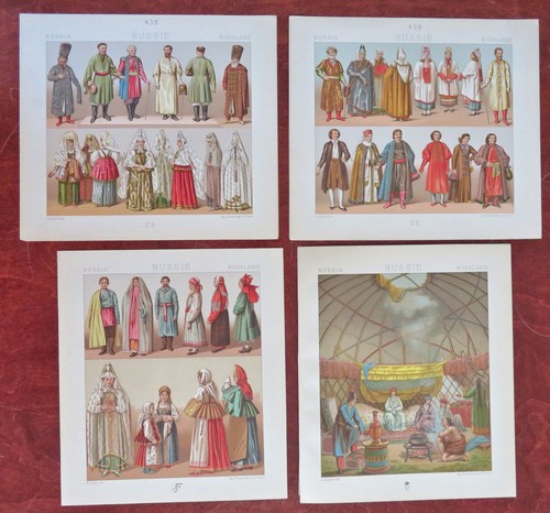 Russian fashion clergy nobles - russian,