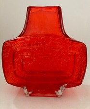 GLASS VASES IN THE STYLE OF WHITEFRIARS TV VASE - VARIOUS COLOURS AVAILABLE